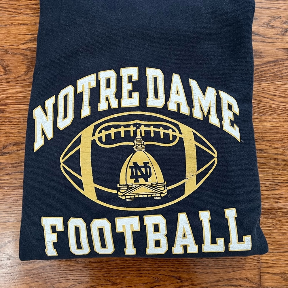 Notre Dame Vintage crew neck sweatshirt XL